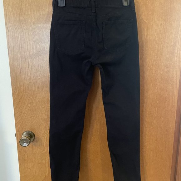 Boys Old Navy Black Skinny Straight Leg Jeans Size 12 EUC - Picture 3 of 7